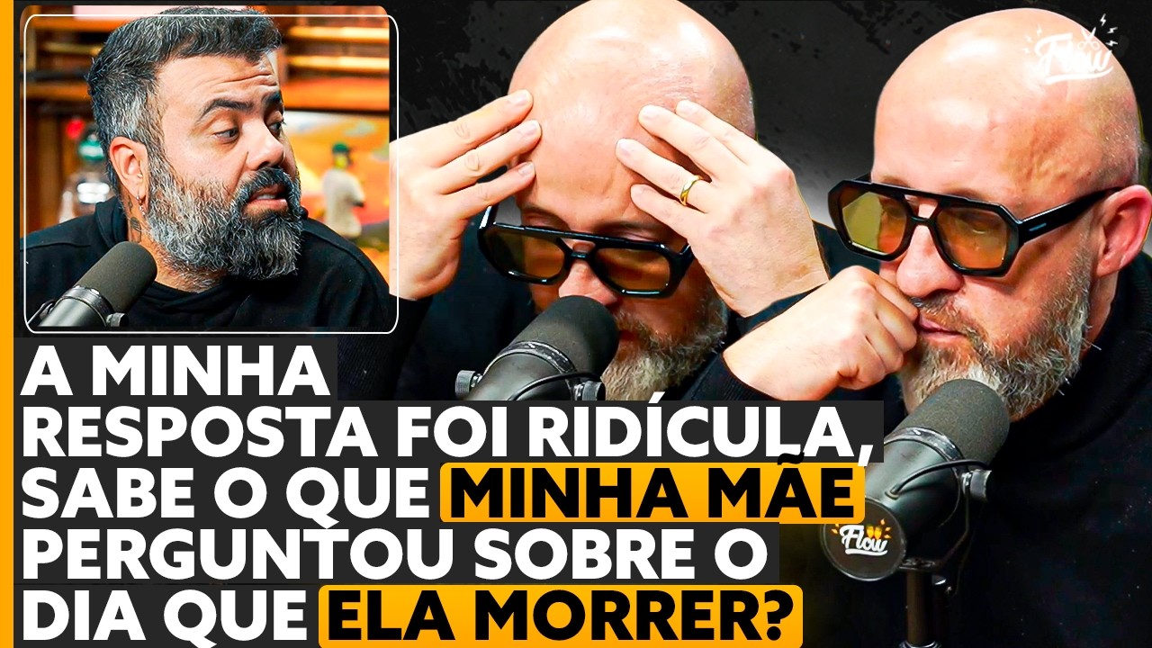 CARPINEJAR SE EMOCIONA no Flow ao falar de seus pais