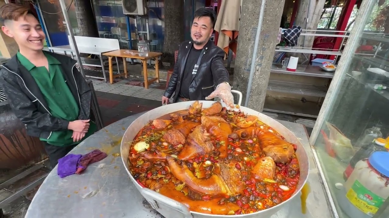CHÂN GIÒ CÁI BANG THUI RƠM NẾP CÙNG CÁC HỌC VIÊN | ẨM THỰC HƯNG BABA