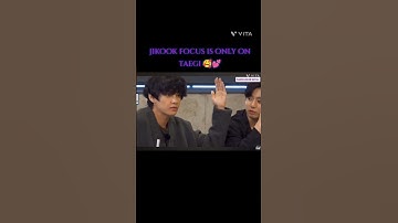 jikook focus on taegi 🥰💕 to😍 #taekook #bts #yoonmin #btsarmy #btsshorts #youtubeshorts