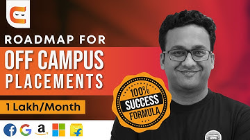 Roadmap For Off-Campus Placements| 100% Success Formula|Guaranteed Job Placement