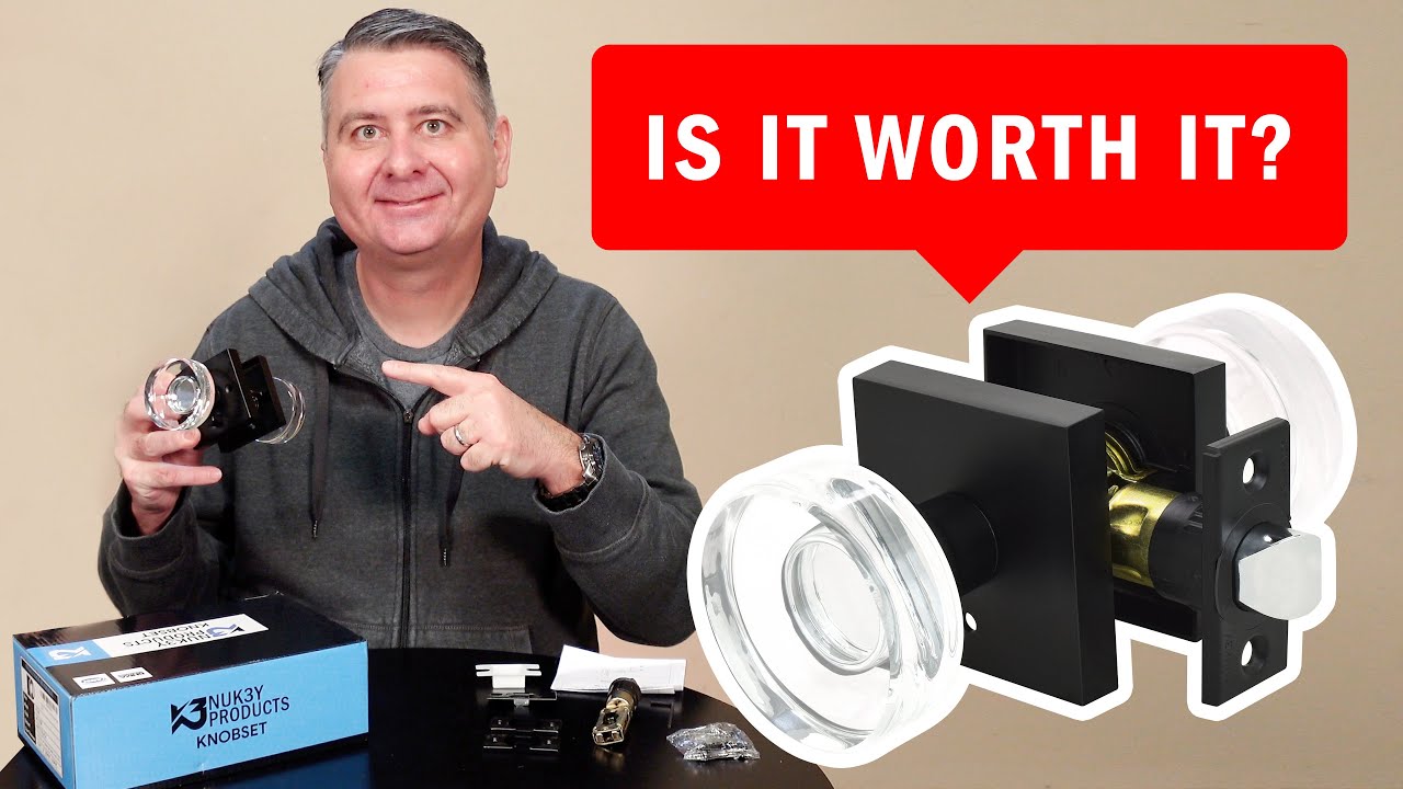 Nuk3y DIY | Nova Crystal Glass Door Knob Honest Review + Installation