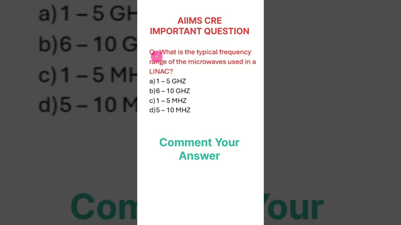 AIIMS CRE IMPORTANT QUESTIONS 