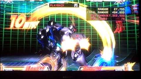 MvC3: Sentinel Fly/Double Jump BnB 823k