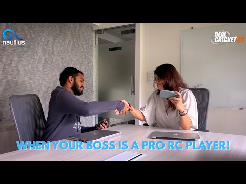 When your Boss is a RC Pro! 😲 | Real Cricket Moments #RealCricket24 #Nautilus #RC24