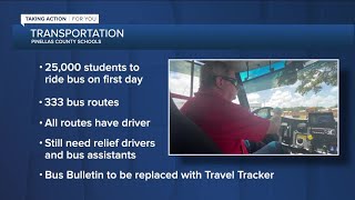 Details Some relief bus drivers still needed in Pinellas County as students return for new year News
