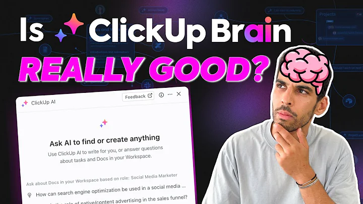ClickUp Brain (AI): Step-by-Step Tutorial & Review