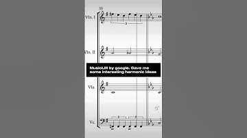 Quick string quartet idea in Sibelius, chords from AI #sibelius #stringquartet #sheetmusic #music