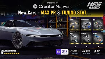 Need for speed No Limits - Thunderclap Update - DeLorean Alpha5 (My Garage)