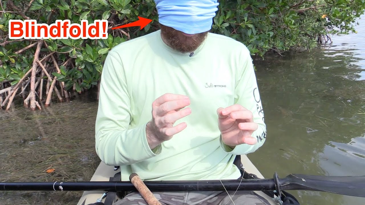 Tying The FG Knot (Blindfolded In A Kayak) YouTube