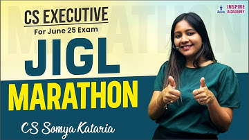 JIGL marathon + case study || Part 2 | CS executive | CS Somya Kataria