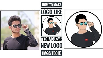 How To Make Logo Like TechAbuzar New Vector Logo (MGS TECH) On Mobile