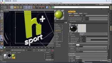 CINEMA 4D R18 Tutorial  036 Make things shiny and reflective