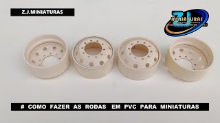 #(123) RODAS EM PVC  MODELO  UNIVERSAL 1/14 não faço p/ vender . PDF gratuito ( link na descrição)