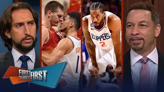 Suns, Nuggets to meet in playoffs, Kawhi diagnosed with torn meniscus | NBA | FIRST THINGS FIRST