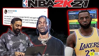 RONNIE2K SPEAK ON NBA2K21 NEXT-GEN EMBAGO! TRAVIS SCOTT FOR MAYOR? LEBRON BUILD CREATION IN BUILDER!