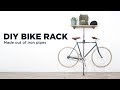 DIY Bike Rack made out of pipes DIY Bike Rack made out of pipes