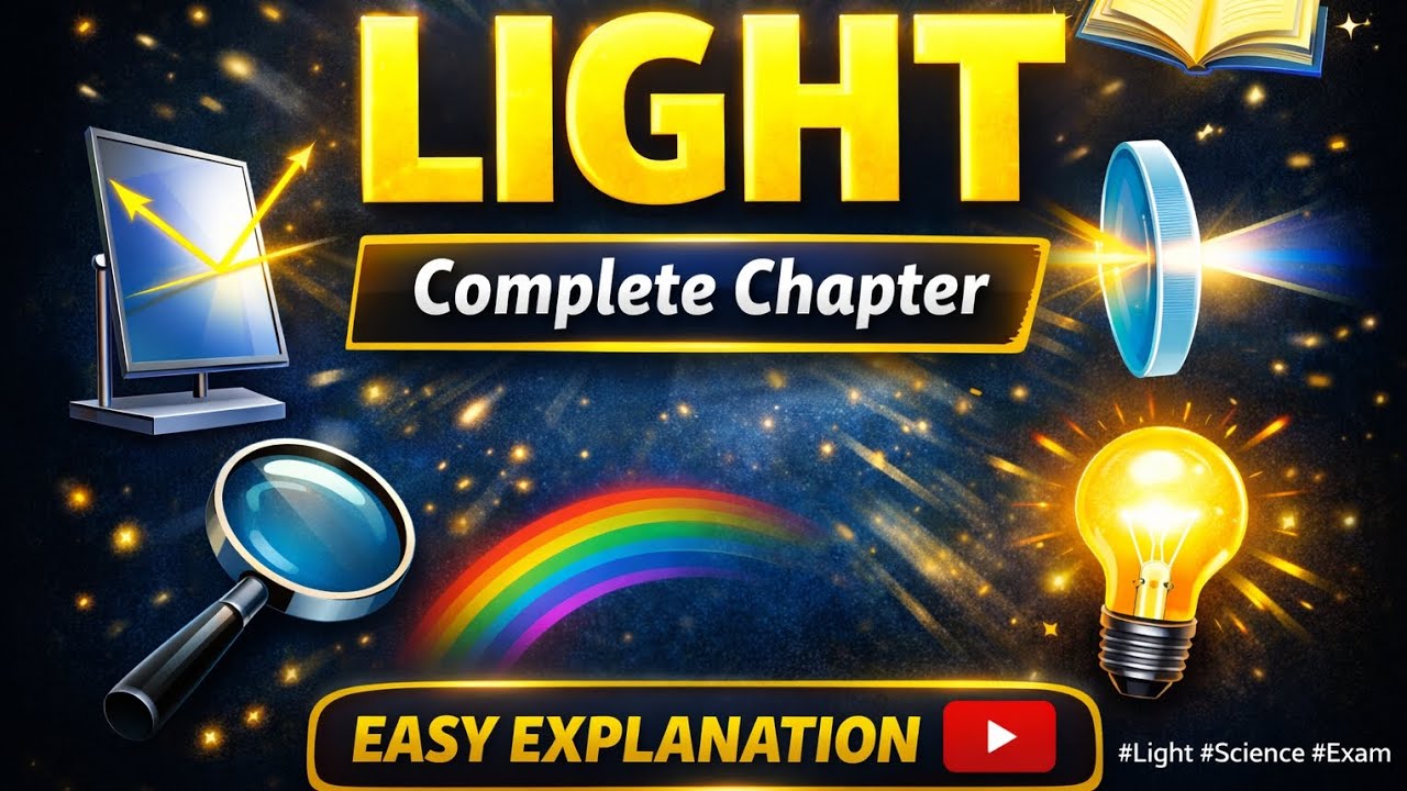 No Fear of LIGHT 😎 | Easy ExplanationLIGHT Made Super Easy 🔥