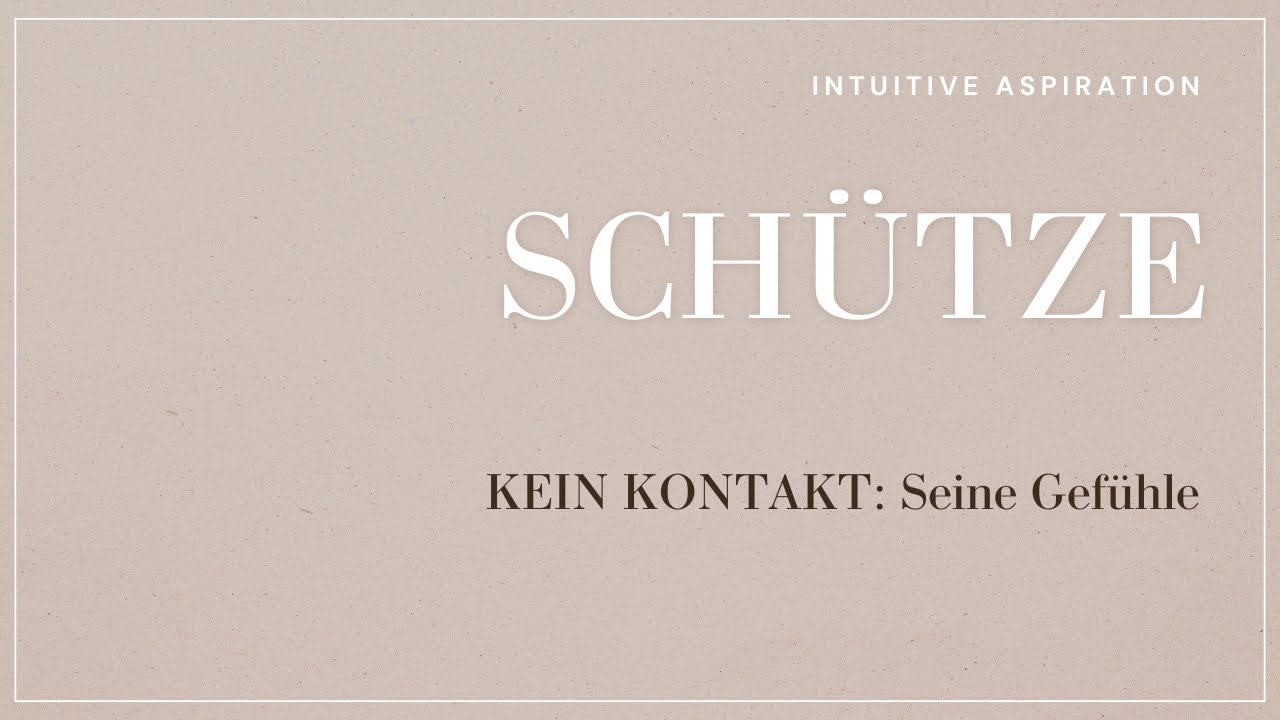 KEIN KONTAKT: Schütze 💭 SEINE DREI SCHÖNSTEN ASSOZIATIONEN mit Dir und warum er trotzdem blockiert!