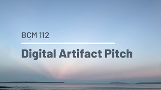 DA Pitch - BCM 112