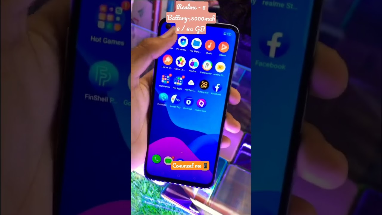 Realme-6 // battery 🔋 5,000 mah // rom 6 gb // storage 64 // new today’s offer 📲🤑