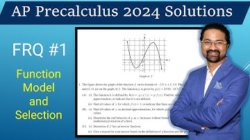 AP Precalculus 2024 solutions FRQ #1 AP Precalculus 2024 answers FRQ #1 AP Precalculus 2024 FRQ #1
