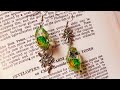 新緑溢れるエルフのピアスレジン♪Elven pierced resin full of fresh green♪