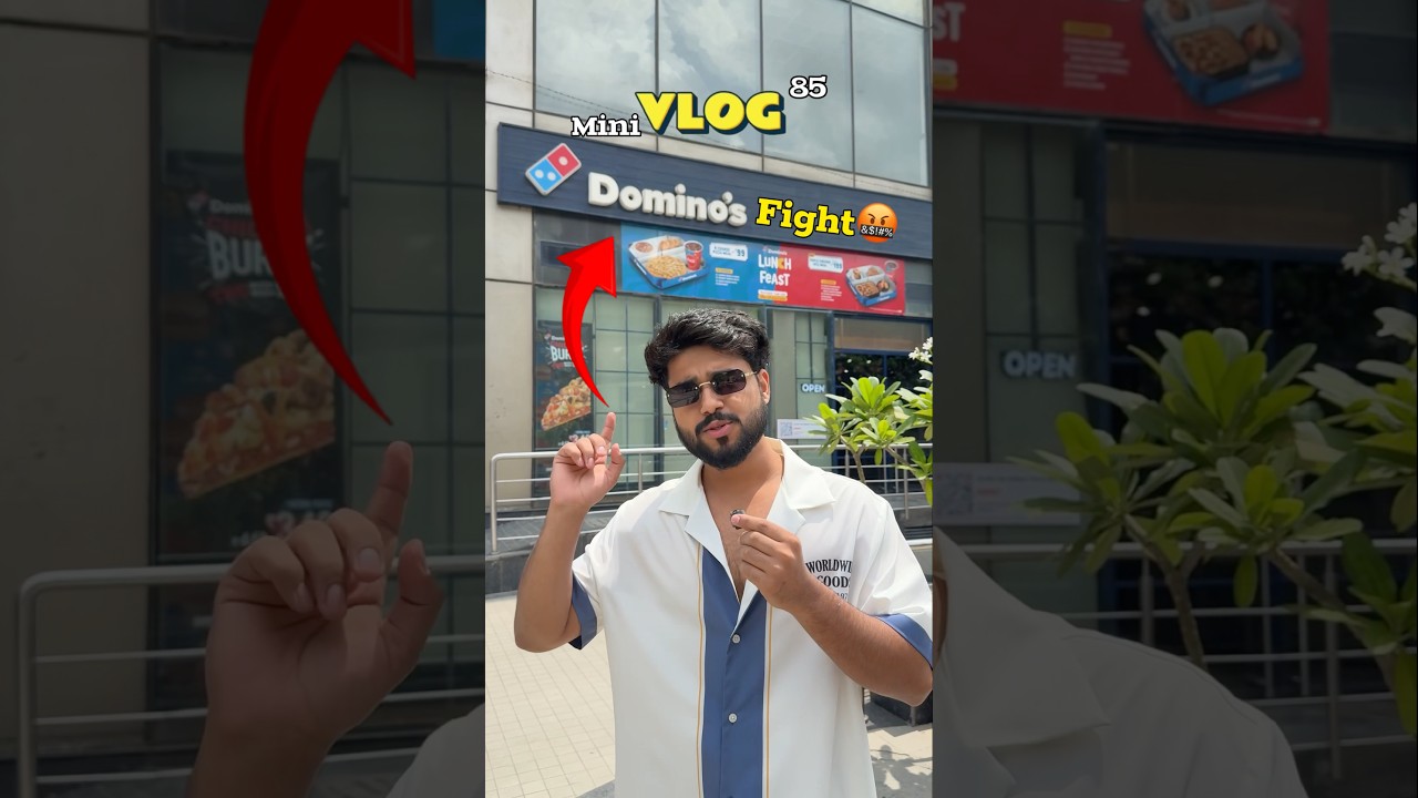 Last Time In Domino&rsquo;s - Fight 🤬!! #foodchallenge #fight