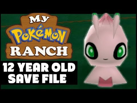 Vislumbrar capacidad Celo Exploring My 12 Year Old MY POKEMON RANCH Save File! - PokeTips - YouTube