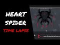 Drawing A Depression Spider Made Out Of Hearts (time lapse)