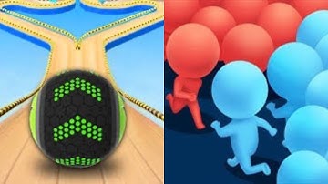 Going Balls vs Count Master - All Level Gameplay Android,iOS - NEW MOD APK UPDATE GAMEPLAY 2024