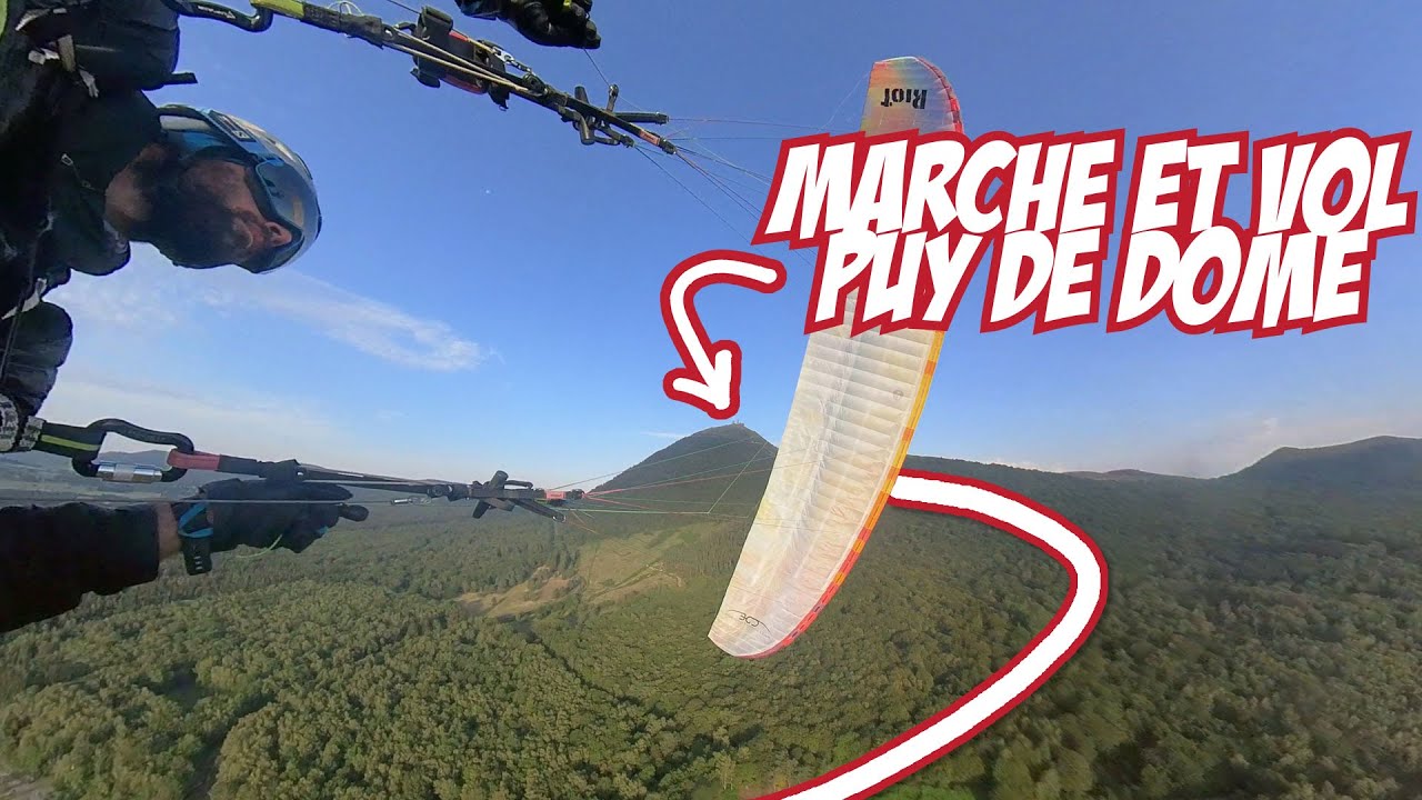 Parapente : Vol Rando au Puy de Dôme