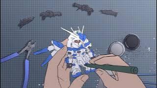 Gunpla and Chill Lofi Hip Hop Mix, Relaxing Gunpla Building