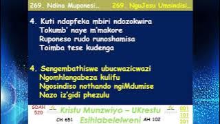 Hymn 269 Ndina Muponesi Anoshamisa || Theme Song for Sabbath 12 September.