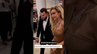 Gigi Hadid In A Custom Zac Posen Gown