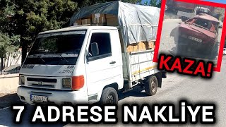 Yedi Adrese "Dağıtımlı" Nakliye Yaptım!İnce Hesap Kazandırır! DAĞ YOLUNDA KAZA!#alicantürk #nakliye 