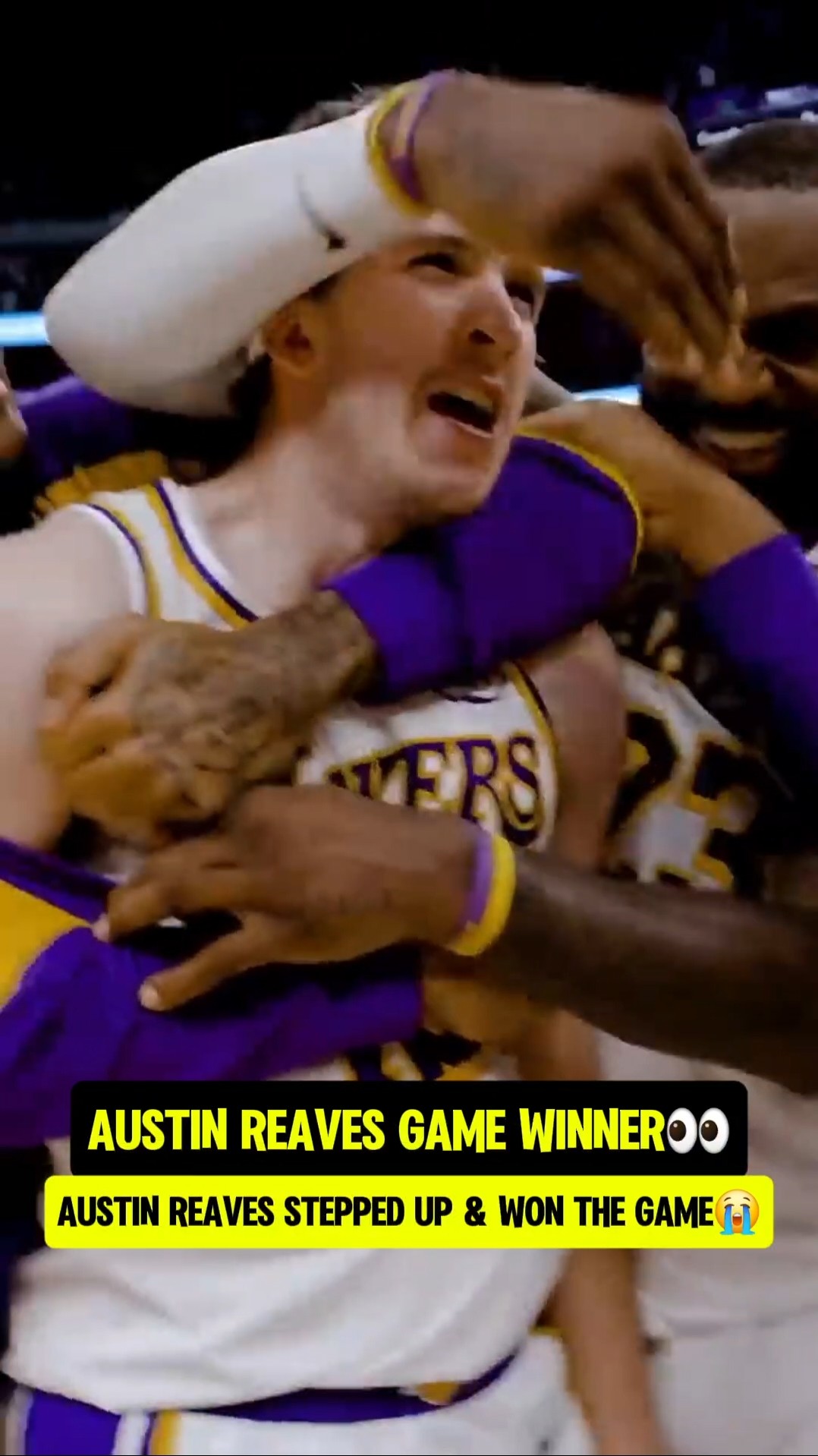 Courtside view of AR15's game winner?