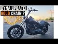 GOLD Chain? Harley Dyna Update: Wheelies Broke My Chain Installing New RK X Ring 530 How (Not) To
