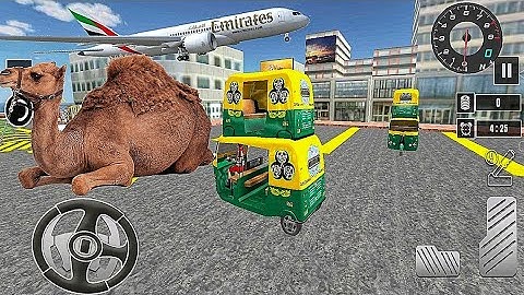 Tuk Tuk Auto Rickshaw Game#48। city auto rickshaw gameplay। offroad tuk tuk auto rickshaw driving।