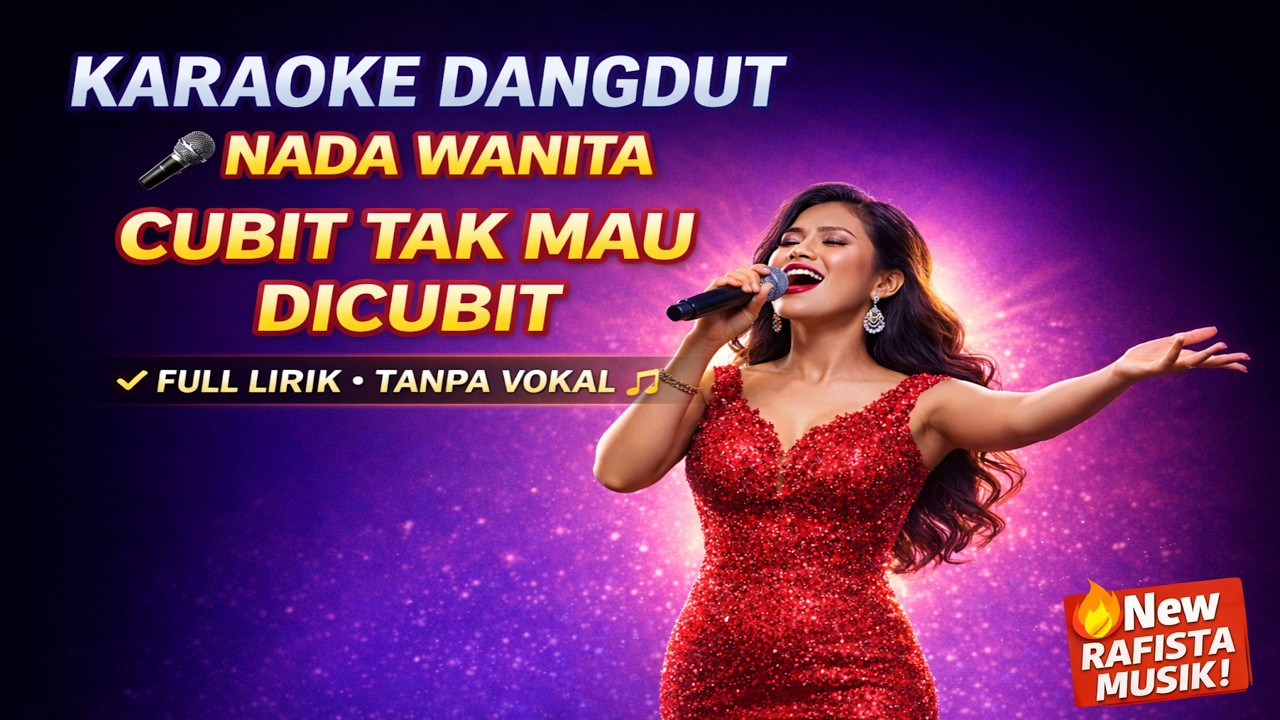 CUBIT TAK MAU DICUBIT - Karaoke Nada Wanita [Audio HQ & Lirik Jelas]