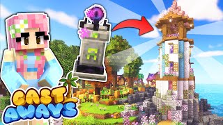 Garden Tower & Saying Goodbye |🌴 Minecraft Castaways SMP 08