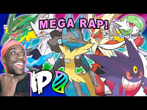 MEGA BARS! | POKEMON MEGA EVOLUTION RAP CYPHER REACTION!