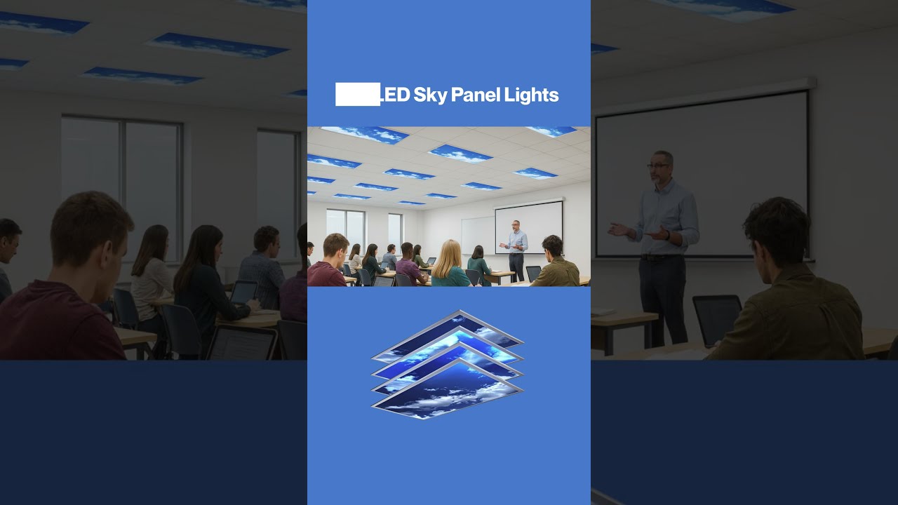 LED Flat Panel Ceiling Lights | 2x4, 2x2, 1x4, 1x2, Smart & Center Basket