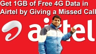 Get 1GB of Free 4G Data in Airtel by Giving a Missed Call screenshot 4