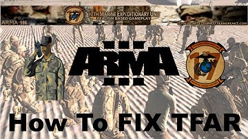 How to fix Arma 3 TFAR Issues (Unique ID causing Issues)