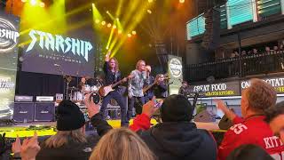 Starship - We Built This City [Live] (2024) - Freemont Street Experience, Las Vegas