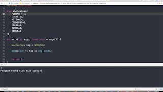 Programming in C++ with Xcode - What are enums? screenshot 5