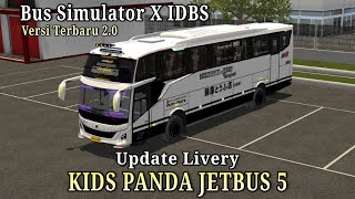 Update Livery Kids Panda JB5 - Bus Simulator X IDBS #basuri #busmania #liverybussid screenshot 4