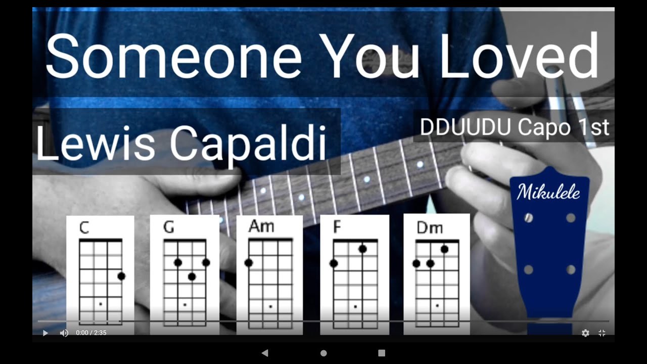Someone You Loved - Lewis Capaldi ukulele tutorial / play-a-long