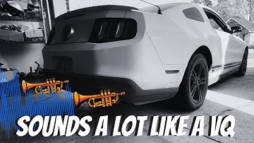 2012 Mustang V6 Muffler Delete