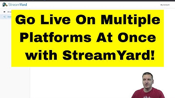 Stream on multiple platforms at once {StreamYard Review / Tutorial} | Mike Hobbs